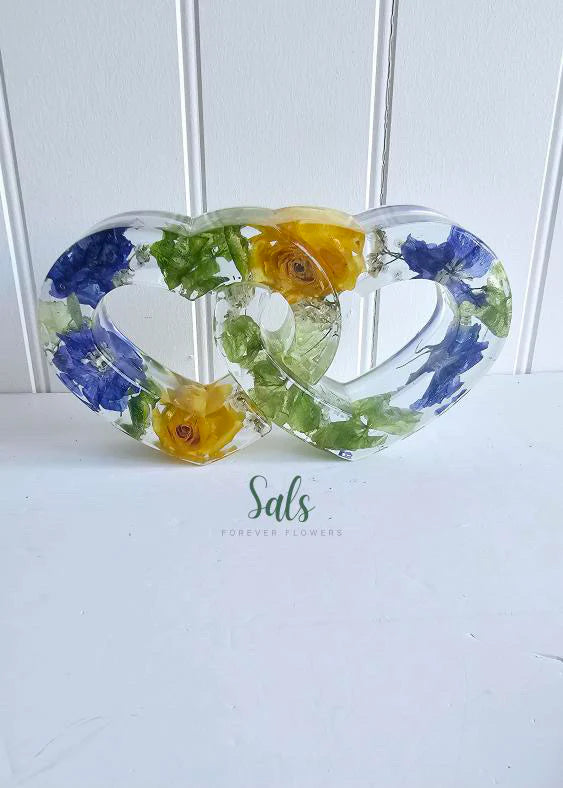 Giant Pink Double Heart Mould | MoldyFun India