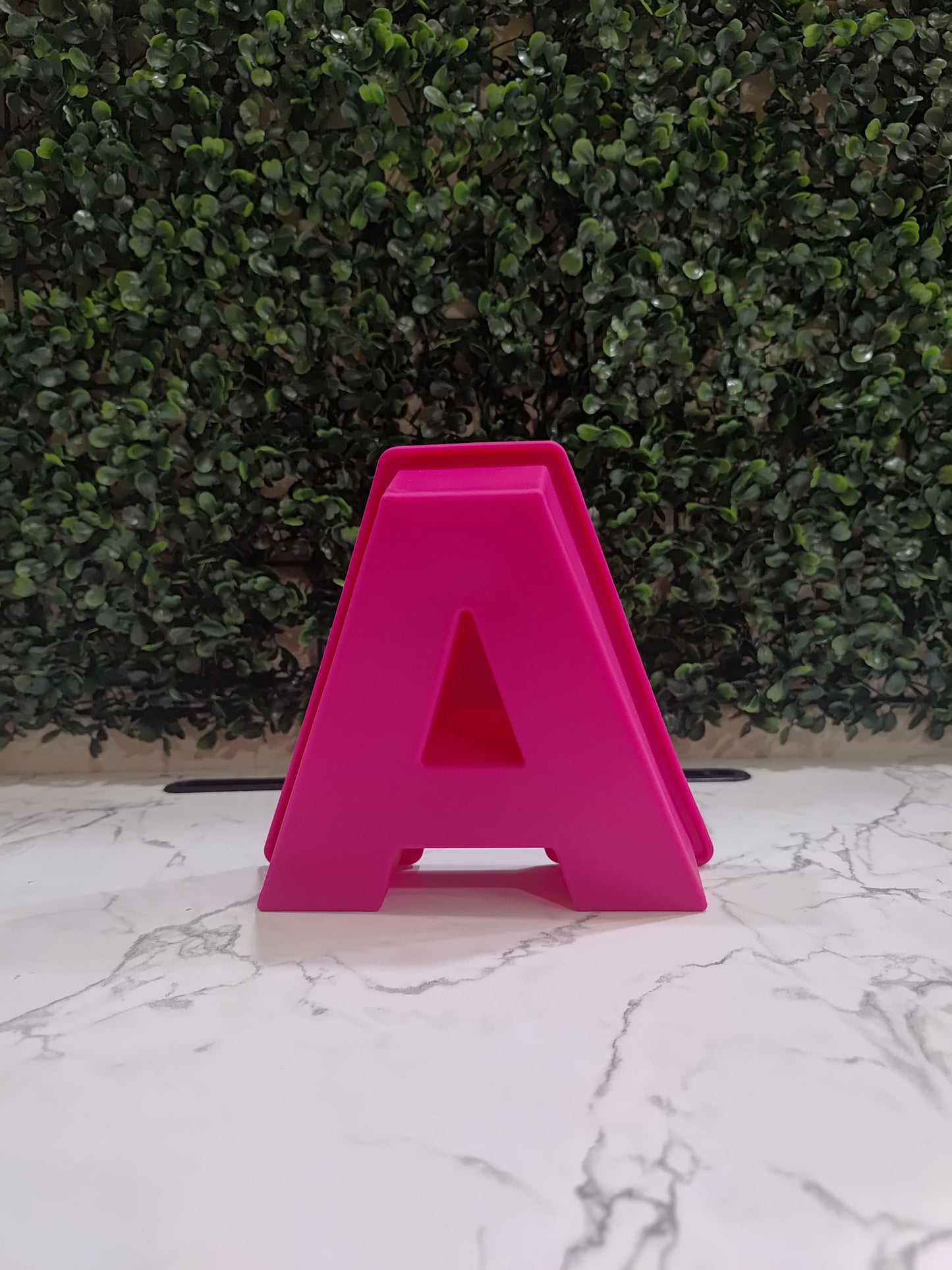 Giant Pink Alphabet Silicone Moulds – A-Z Set of 26 Letters | MoldyFun India