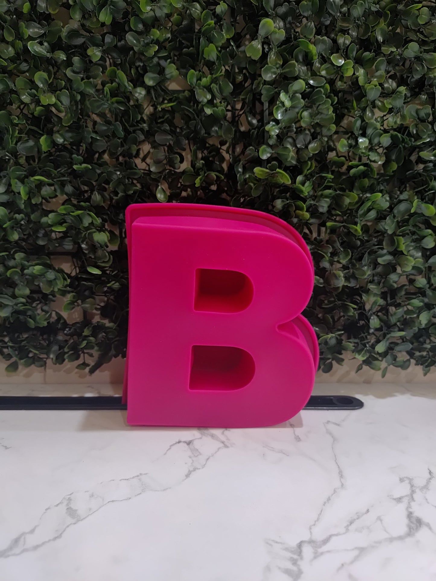 Giant Pink Alphabet Silicone Moulds – A-Z Set of 26 Letters | MoldyFun India