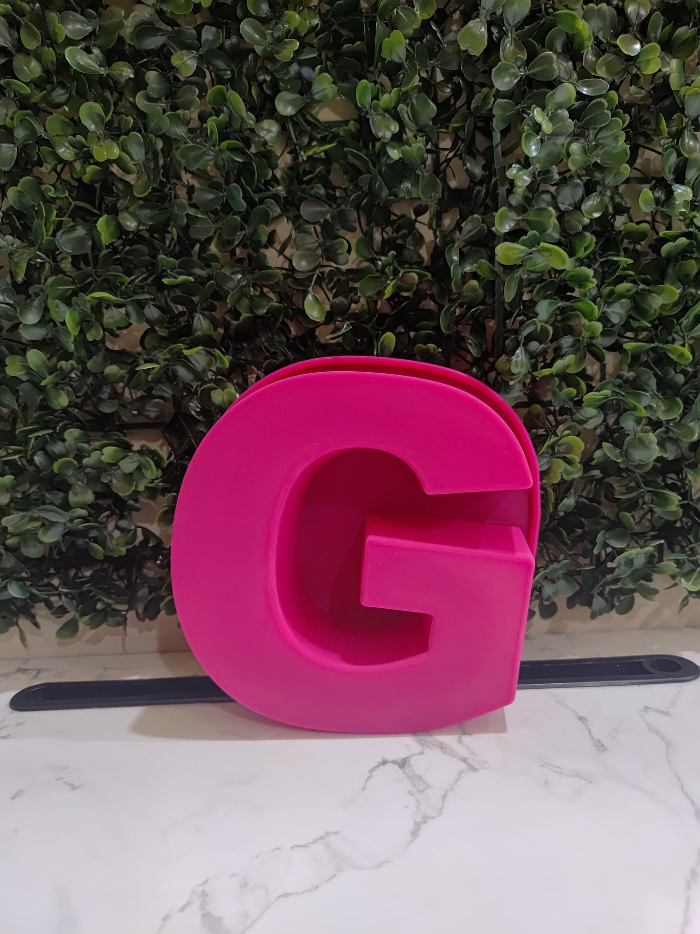 Giant Pink Alphabet Silicone Moulds – A-Z Set of 26 Letters | MoldyFun India