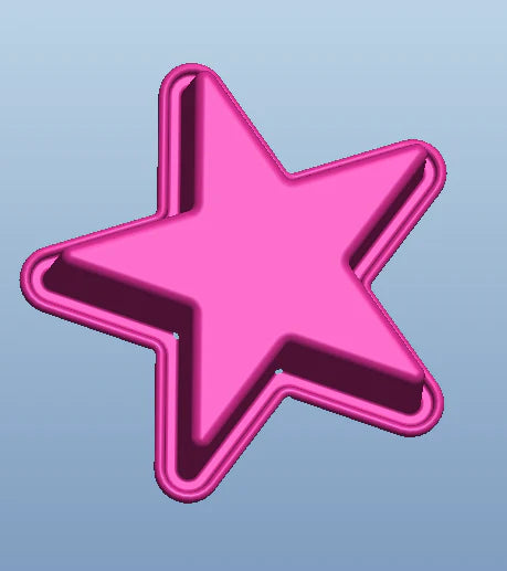 Giant Pink Star Mould | MoldyFun India